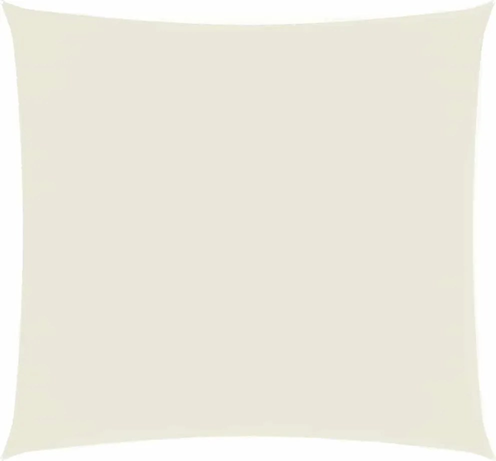 vidaXL Pânză parasolar, crem, 3x3 m, țesătură oxford, pătrat