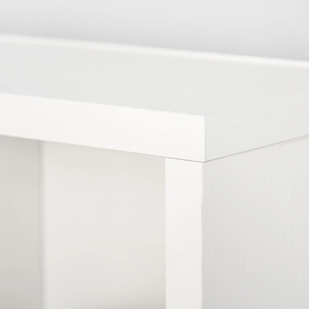 HOMCOM Bibliotecă Spațioasă, Dulap cu 24 Compartimente Reglabile, Design Modern, 130.5x89x20 cm, Alb, pentru Living sau Birou | Aosom Romania
