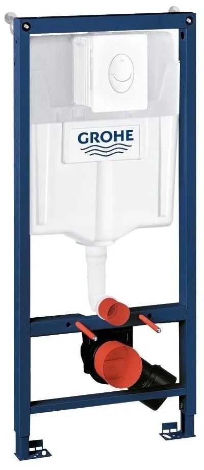 Set rezervor incastrat Grohe Rapid SL pentru vas wc cu clapeta alba Skate Air