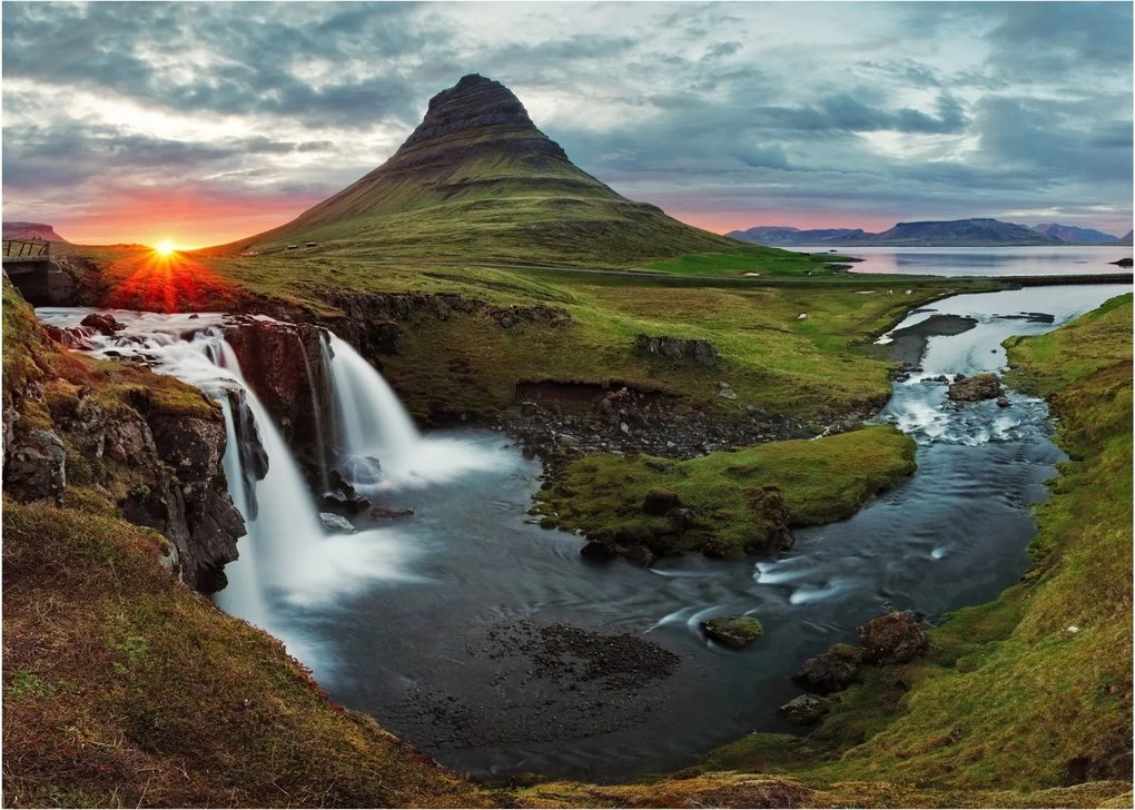 Tablou - Kirkjufell la apus (70x50 cm)