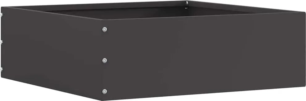 vidaXL Margine pentru gazon Negru 40 x 40 x 13 cm Oțel