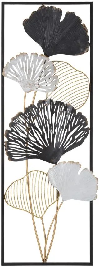 Deco perete ginkgo gold-black 31/3,5/90 cm