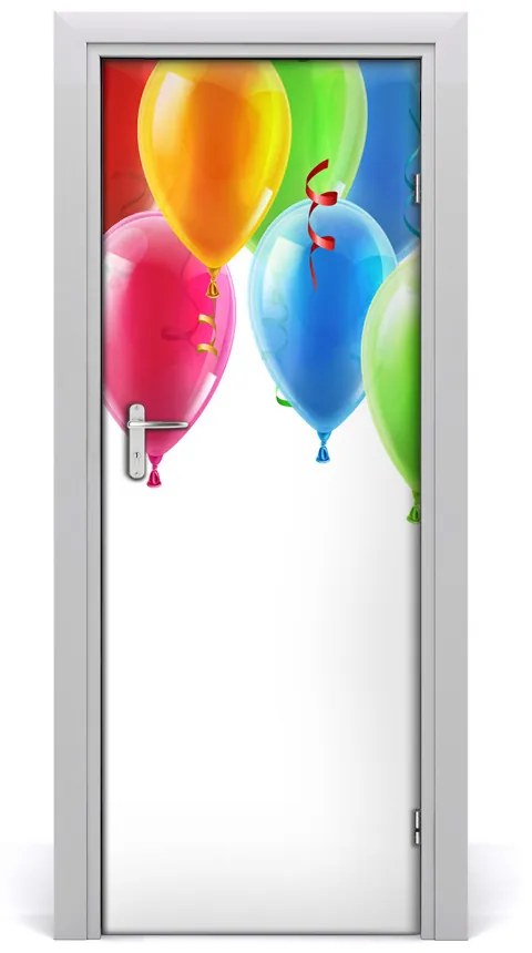 Autocolante pentru usi baloane colorate