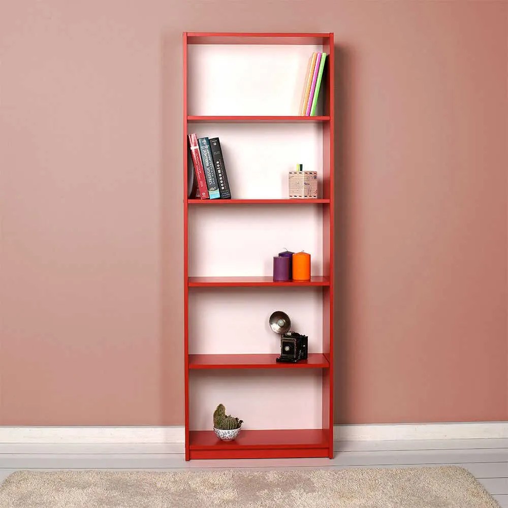 Biblioteca Adore Modern, 5 rafturi, 64x182x26 cm