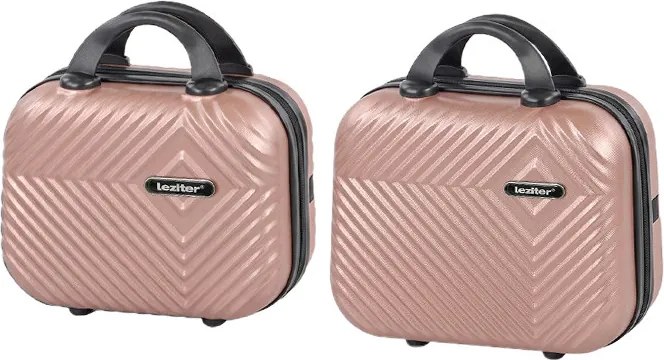 Set valiză TraveLux Pro II aur roz