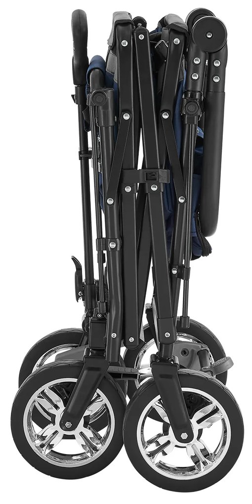 Camion de mână cu un acoperiș albastru/gri