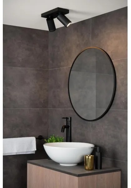 Spot LED dimabil TAYLOR 2xGU10/5W/230V IP44 Lucide 09930/10/30