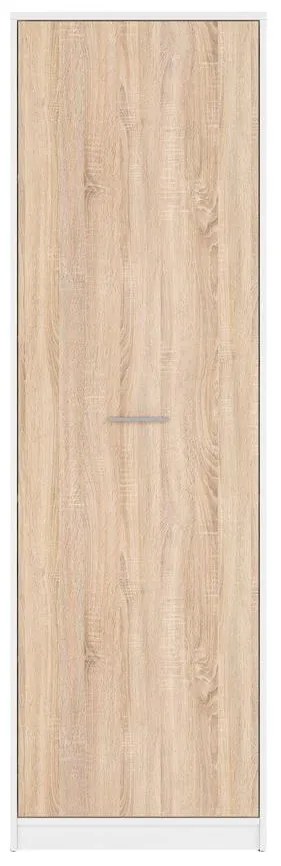 Dulap cu rafturi Nepo Plus 22 (alb + stejar sonoma) . 1098359