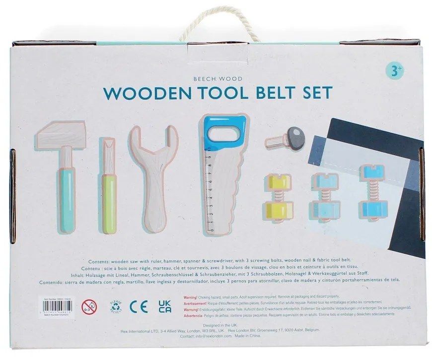 Set de unelte pentru copii Tool Belt Playset – Rex London