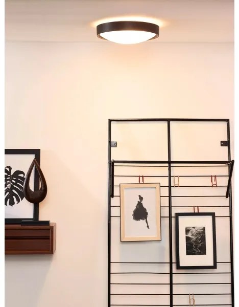 Plafonieră Lucide 08109/02/30 LEX 2xE27/9W/230V negru