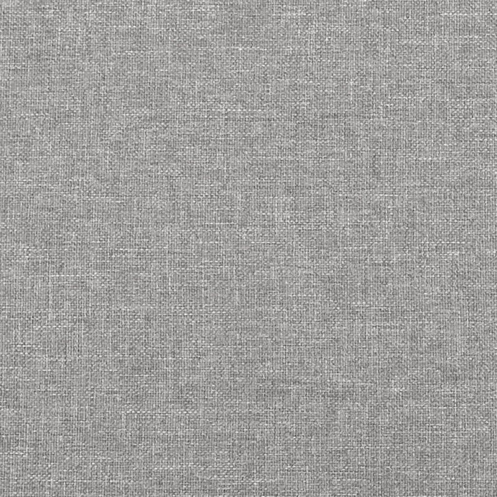 Tablie de pat cu aripioare gri deschis 93x16x118 128 cm textil 1, Gri deschis, 93 x 16 x 118 128 cm