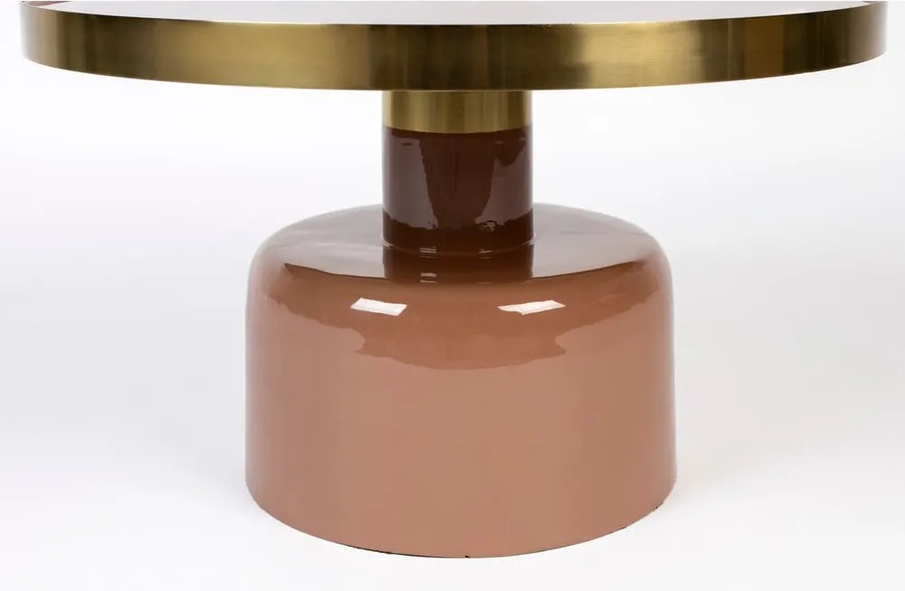 Măsuță auxiliară rotundă din metal ø 60 cm Glam – Zuiver