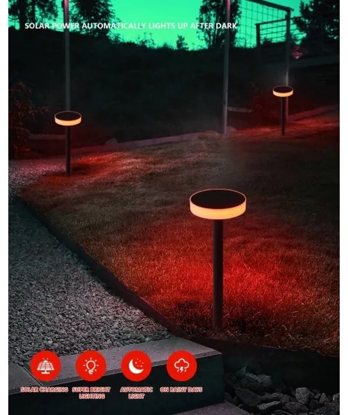 Immax NEO 07910L-LED RGB lampă solară LED 1W 5V rotundă IP54 Tuya dimabilă