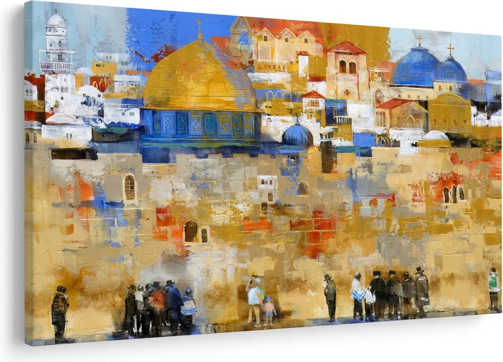 Tablou - Zidul plângerii, Ierusalim, Israel (90x60 cm)