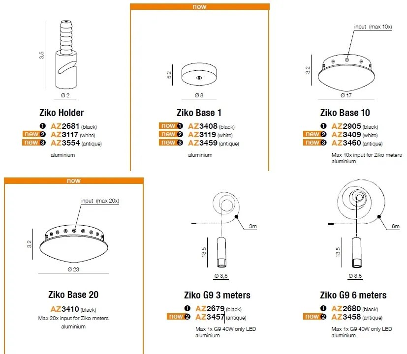 Accesoriu/ Cablu 3 metri cu pendul Ziko G9 antique ZZ AZ3457