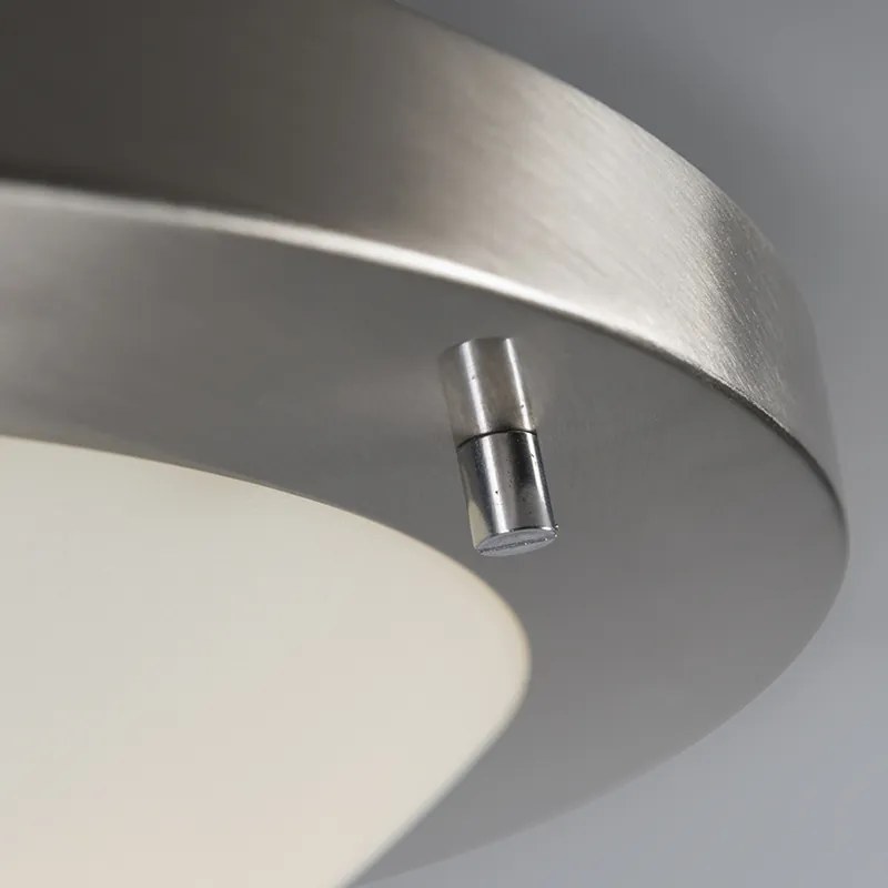 Plafoniera moderna din otel 41 cm IP44 - Yuma