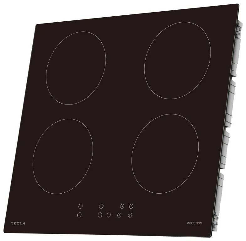 Tesla HI6401MB, 7200W, 4 zone, 9 trepte, Cronometru, Indicator de căldură reziduală, Protecție copii, Negru