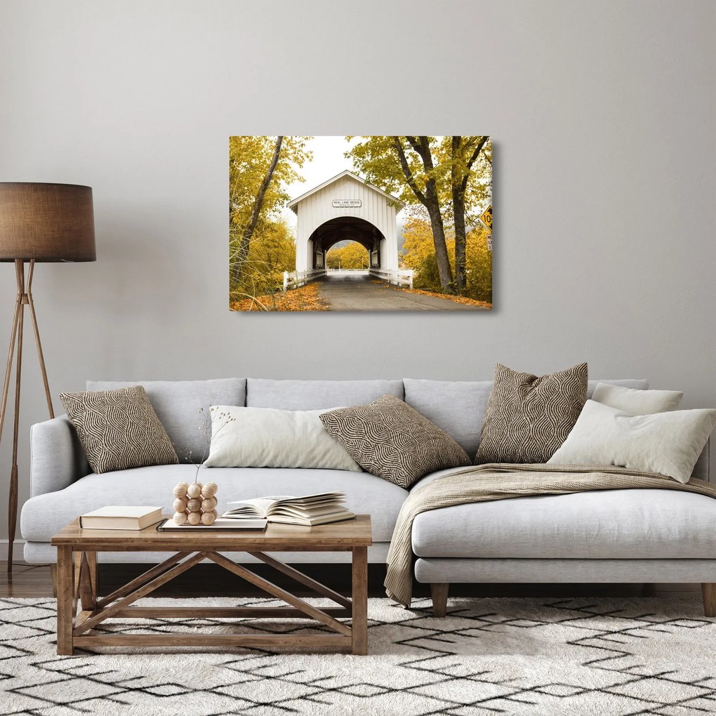 Tablou cu podul în Oregon (90x60 cm)