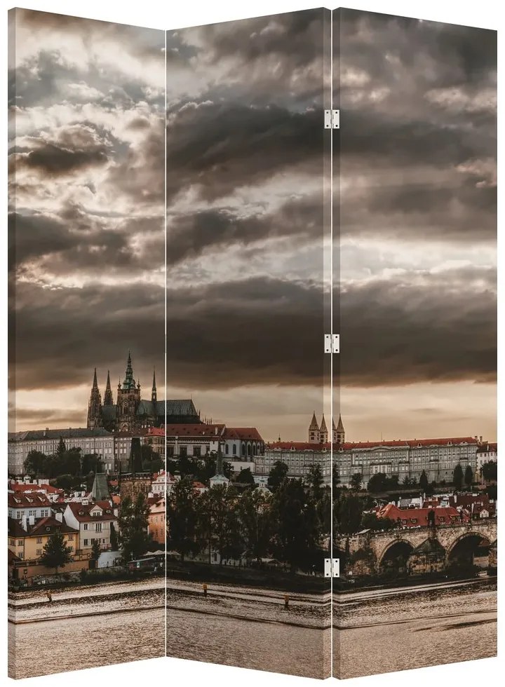 Paravan - Praga înnorită (126x170 cm)