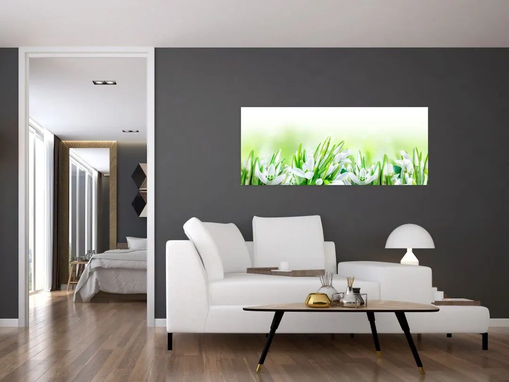 Tablou - Ghiocei (120x50 cm)