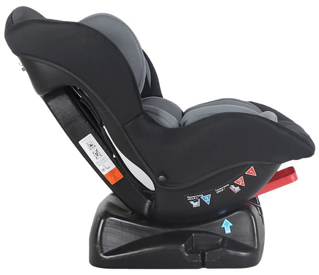 Scaun Auto 2 in 1 pentru copii NOVOKIDS™ Safety 2000, Transformabil in scoica auto, 0-18 kg, Spatar reglabil, Omologare R-129 i-Size, Centura de