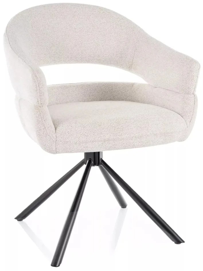 Scaun Borgo bej/negru Raven22