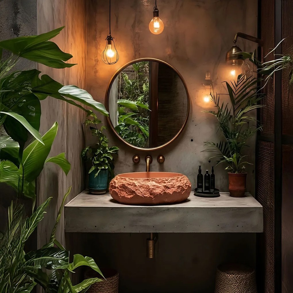 Lavoar pe blat Mika Terracotta