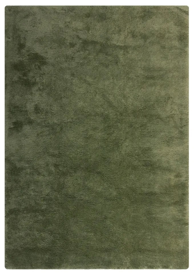 Blană verde-închis sintetică 80x150 cm Faroe Wool Look Fur – Flair Rugs