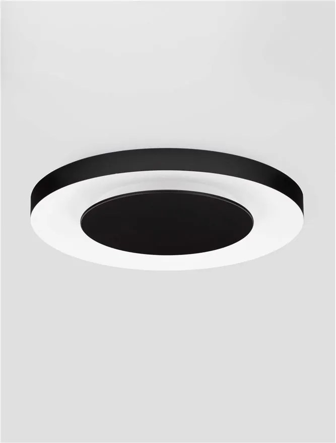 Plafoniera LED design slim PADA negru D-60cm