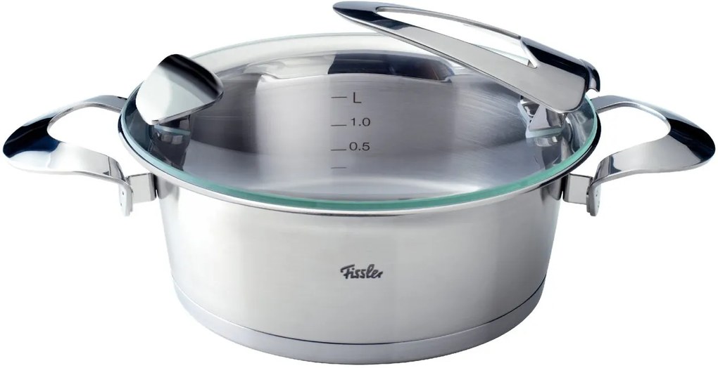 Cratita cu capac Fissler Solea Casserole 20 cm, inductie