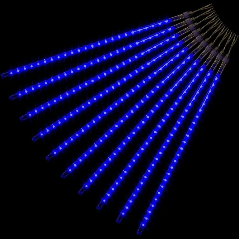 Lumini LED de Crăciun - fulgi de zăpadă,480 LED-uri,albastru