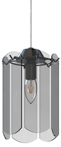 Lustră pe cablu Zuma Line MD3523-1-EBCN NIRA 1xE14/40W/230V negru