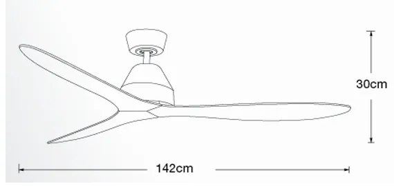 Ventilator de tavan Lucci Air 213044 WHITEHAVEN 1xGX53/18W/230V negru + telecomandă