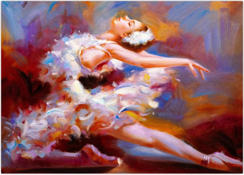 Tablou - Balerină,pictură (70x50 cm)