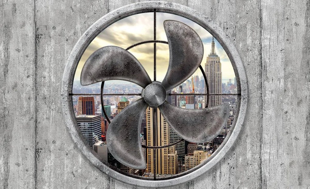 Fototapet - New York după elice (152,5x104 cm)