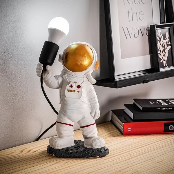 Lampă pentru copii ASTRONAUT 1xE27/40W/230V cupru/alb