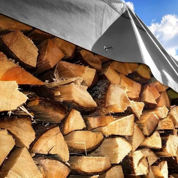 Prelată rezistentă la îngheţ, maro-argintie 4m x 6m