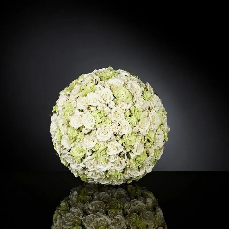 Aranjament floral elegant in forma de sfera, SPHERE SMALL ROSES MIX BIG 1141288.61
