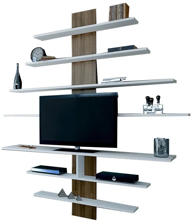 Mobilier living Ziva 1 (alb + nuc). 1102662