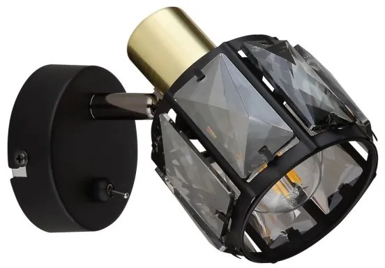 Spot de perete INDIANA 1xE14/40W/230V Globo 54357-1B