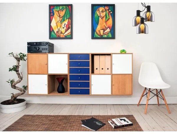 Lustră pe cablu FIRE 1xE27/9W/230V gri/neagră Klausen 111049