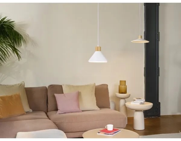 Lustră pe cablu Ledvance DECOR ipsos 1xE27/25W/230V d. 22 cm ipsos alb