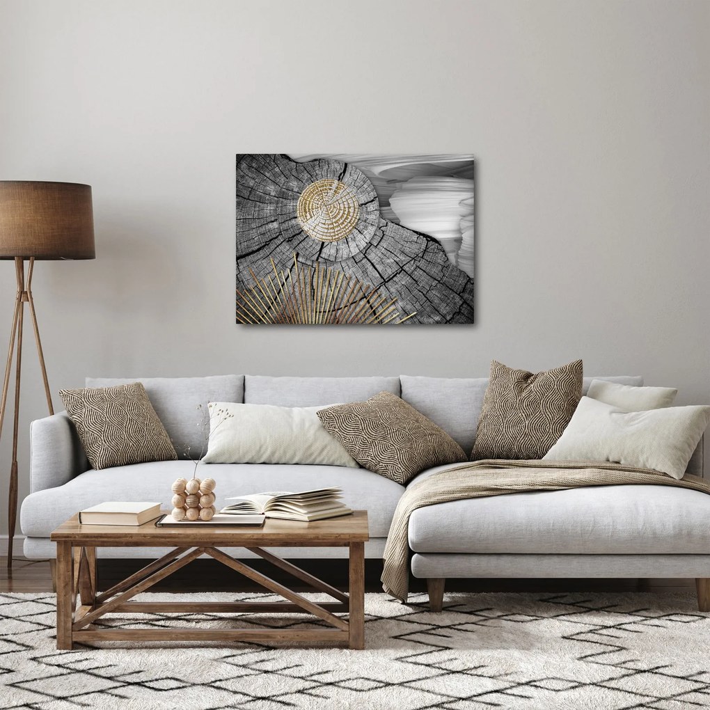 Tablou - Trunchiul copacului colaj (70x50 cm)