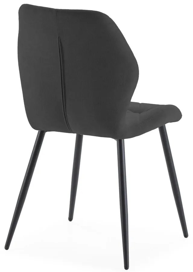 Scaune de dining negre 4 buc. Luna – Marckeric