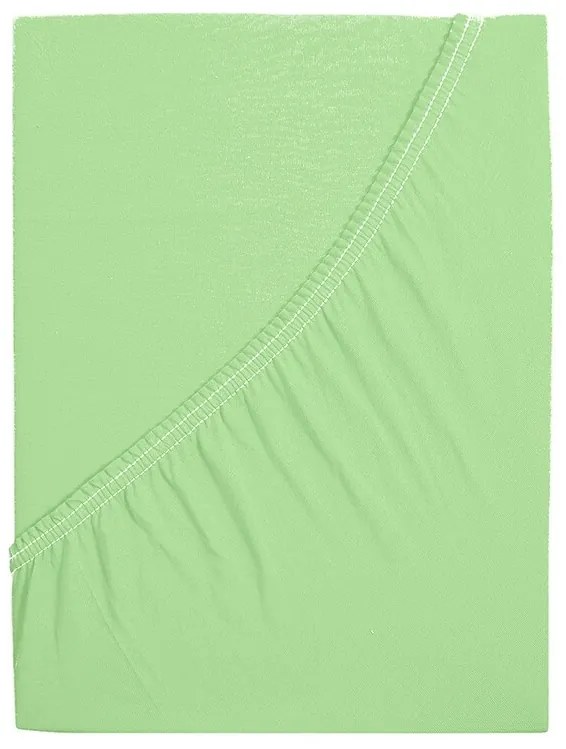 Cearșaf de pat 4Home jersey Ideal verde, 140 x 200 cm