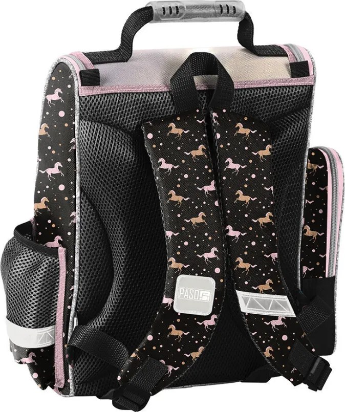 Geantă de școală pentru fete - set din 3 piese - LOVELY HORSES