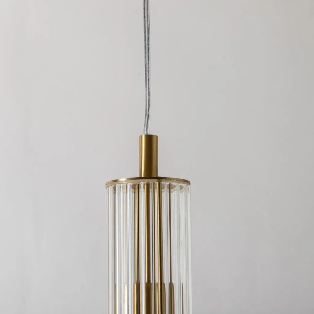 Lustra, Pendul design modern ARIA alama periata