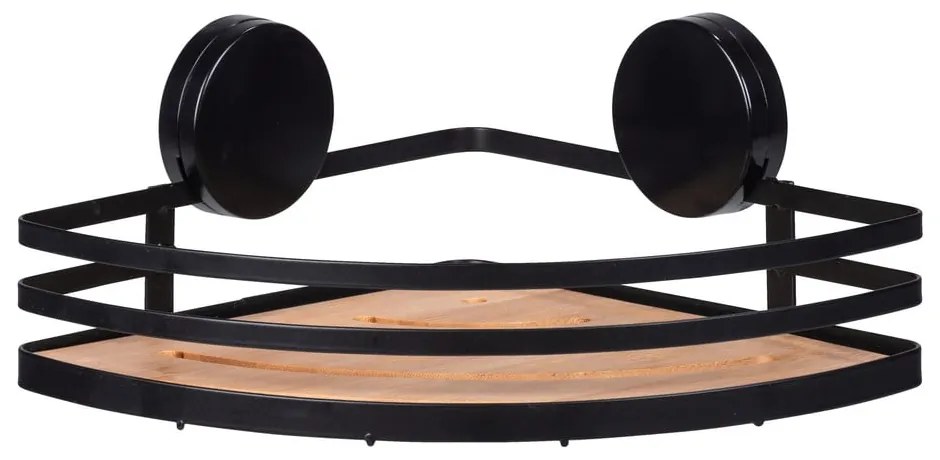 Raft de colț pentru baie Wenko Alba, negru