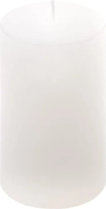 Set de lumânări rustice, 11,5 cm, Ø 6,8 cm, alb, 12 buc