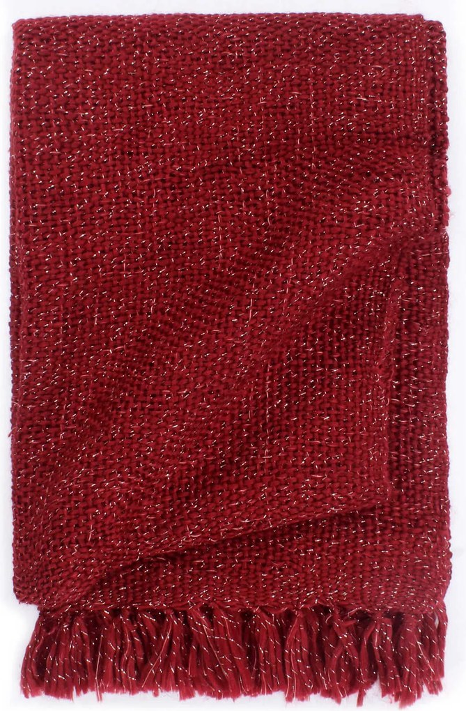 vidaXL Pătură Burgundy 220 x 250 cm Poliester